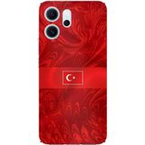 Techtree OPPO Reno 14F Uyumlu Türk Milli Takım Desenli Forma Baskılı Silikon Kılıf