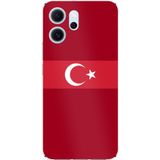 Techtree OPPO Reno 14F Uyumlu Türk Milli Takım Kırmızı Forma Baskılı Silikon Kılıf
