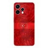 Techtree OPPO Reno 15 - Reno 15F Uyumlu Türk Milli Takım Desenli Forma Baskılı Silikon Kılıf