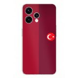 Techtree OPPO Reno 15 - Reno 15F Uyumlu Türk Milli Takım Parçalı Forma Baskılı Silikon Kılıf