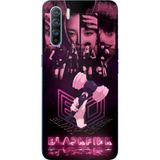 Techtree Oppo Reno 3-A91 Uyumlu Blackpink Poster Baskılı Silikon Kılıf