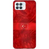 Techtree OPPO Reno 4 Lite Uyumlu Türk Milli Takım Desenli Forma Baskılı Silikon Kılıf