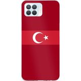 Techtree OPPO Reno 4 Lite Uyumlu Türk Milli Takım Kırmızı Forma Baskılı Silikon Kılıf