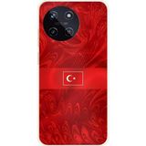 Techtree Realme 11 4G Uyumlu Türk Milli Takım Desenli Forma Baskılı Silikon Kılıf