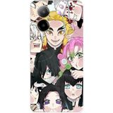 Techtree Realme 12 Lite Uyumlu Demon Slayer Manga Baskılı Silikon Kılıf