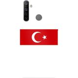 Techtree Realme 5i - 6i - C3 Uyumlu Türk Milli Takım Beyaz Forma Baskılı Silikon Kılıf