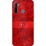 Techtree Realme 5i - 6i - C3 Uyumlu Türk Milli Takım Desenli Forma Baskılı Silikon Kılıf