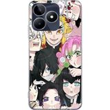 Techtree Realme C53 Uyumlu Demon Slayer Manga Baskılı Silikon Kılıf