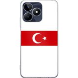 Techtree Realme C53 Uyumlu Türk Milli Takım Beyaz Forma Baskılı Silikon Kılıf