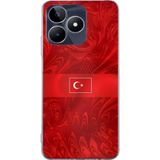 Techtree Realme C53 Uyumlu Türk Milli Takım Desenli Forma Baskılı Silikon Kılıf