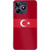 Techtree Realme C53 Uyumlu Türk Milli Takım Kırmızı Forma Baskılı Silikon Kılıf