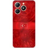 Techtree Realme C61 Uyumlu Türk Milli Takım Desenli Forma Baskılı Silikon Kılıf