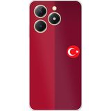 Techtree Realme C61 Uyumlu Türk Milli Takım Parçalı Forma Baskılı Silikon Kılıf