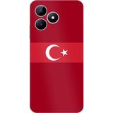 Techtree Realme Note 50 Uyumlu Türk Milli Takım Kırmızı Forma Baskılı Silikon Kılıf