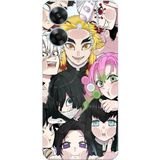 Techtree Realme Note 60 Uyumlu Demon Slayer Manga Baskılı Silikon Kılıf