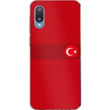 Techtree Samsung Galaxy A02 Uyumlu Türk Milli Takım Izgara Desenli Forma Baskılı Silikon Kılıf