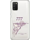 Techtree Samsung Galaxy A02S Uyumlu 777 Melek Tasarımlı Baskılı Silikon Kılıf