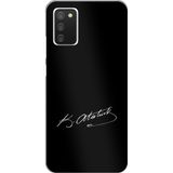 Techtree Samsung Galaxy A02S Uyumlu Atanın İzi İmza Baskılı Silikon Kılıf