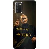 Techtree Samsung Galaxy A02S Uyumlu Atatürk Father of the Turks Baskılı Silikon Kılıf