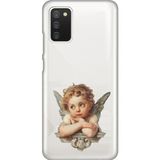 Techtree Samsung Galaxy A02S Uyumlu Cupid's Dream (Eros’un Rüyası) Baskılı Silikon Kılıf