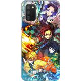 Techtree Samsung Galaxy A02S Uyumlu Demon Slayer Efsanesi:İblis Avcıları Baskılı Silikon Kılıf