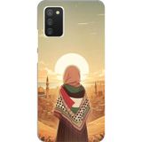 Techtree Samsung Galaxy A02S Uyumlu Filistine Özgürlük Kız Baskılı Silikon Kılıf