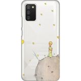 Techtree Samsung Galaxy A02S Uyumlu Küçük Prens Tasarımlı Baskılı Silikon Kılıf