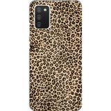 Techtree Samsung Galaxy A02S Uyumlu Leopar Tasarımlı Baskılı Silikon Kılıf