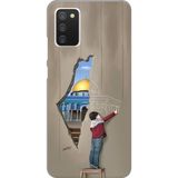 Techtree Samsung Galaxy A02S Uyumlu Mescid-i Aksa Duvar Baskılı Silikon Kılıf
