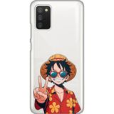Techtree Samsung Galaxy A02S Uyumlu Monkey D. Luffy Tasarımlı Baskılı Silikon Kılıf