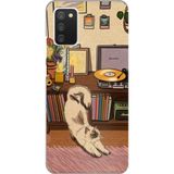 Techtree Samsung Galaxy A02S Uyumlu Nostaljik Köpek Tasarımlı Baskılı Silikon Kılıf