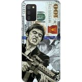 Techtree Samsung Galaxy A02S Uyumlu Scarface Dolar Tasarımlı Baskılı Silikon Kılıf