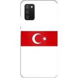Techtree Samsung Galaxy A02S Uyumlu Türk Milli Takım Beyaz Forma Baskılı Silikon Kılıf