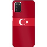 Techtree Samsung Galaxy A02S Uyumlu Türk Milli Takım Kırmızı Forma Baskılı Silikon Kılıf