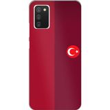 Techtree Samsung Galaxy A02S Uyumlu Türk Milli Takım Parçalı Forma Baskılı Silikon Kılıf