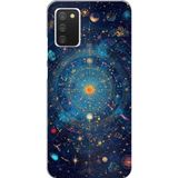 Techtree Samsung Galaxy A02S Uyumlu Yıldız Atlası Kozmik Rehber Baskılı Silikon Kılıf