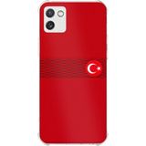 Techtree Samsung Galaxy A03 Uyumlu Türk Milli Takım Izgara Desenli Forma Baskılı Silikon Kılıf