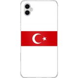 Techtree Samsung Galaxy A04 Uyumlu Türk Milli Takım Beyaz Forma Baskılı Silikon Kılıf