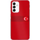 Techtree Samsung Galaxy A05s Uyumlu Türk Milli Takım Izgara Desenli Forma Baskılı Silikon Kılıf