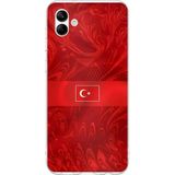 Techtree Samsung Galaxy A06 Uyumlu Türk Milli Takım Desenli Forma Baskılı Silikon Kılıf