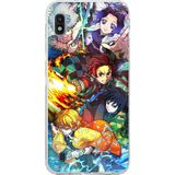 Techtree Samsung Galaxy A10 Uyumlu Demon Slayer Efsanesi:İblis Avcıları Baskılı Silikon Kılıf