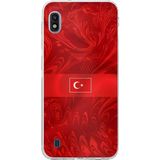 Techtree Samsung Galaxy A10 Uyumlu Türk Milli Takım Desenli Forma Baskılı Silikon Kılıf
