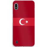 Techtree Samsung Galaxy A10 Uyumlu Türk Milli Takım Kırmızı Forma Baskılı Silikon Kılıf