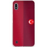 Techtree Samsung Galaxy A10 Uyumlu Türk Milli Takım Parçalı Forma Baskılı Silikon Kılıf
