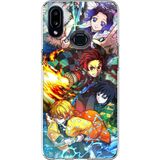 Techtree Samsung Galaxy A10S Uyumlu Demon Slayer Efsanesi:İblis Avcıları Baskılı Silikon Kılıf
