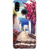 Techtree Samsung Galaxy A10S Uyumlu Ege'nin Kayıp Sokakları Baskılı Silikon Kılıf