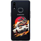 Techtree Samsung Galaxy A10S Uyumlu GTR Güneş Ejderha Tasarımlı Baskılı Silikon Kılıf