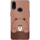 Techtree Samsung Galaxy A10S Uyumlu Kahverengi Ayı Tasarımlı Baskılı Silikon Kılıf