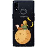 Techtree Samsung Galaxy A10S Uyumlu Küçük Prens Gezegen Boa Tasarımlı Baskılı Silikon Kılıf