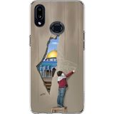 Techtree Samsung Galaxy A10S Uyumlu Mescid-i Aksa Duvar Baskılı Silikon Kılıf